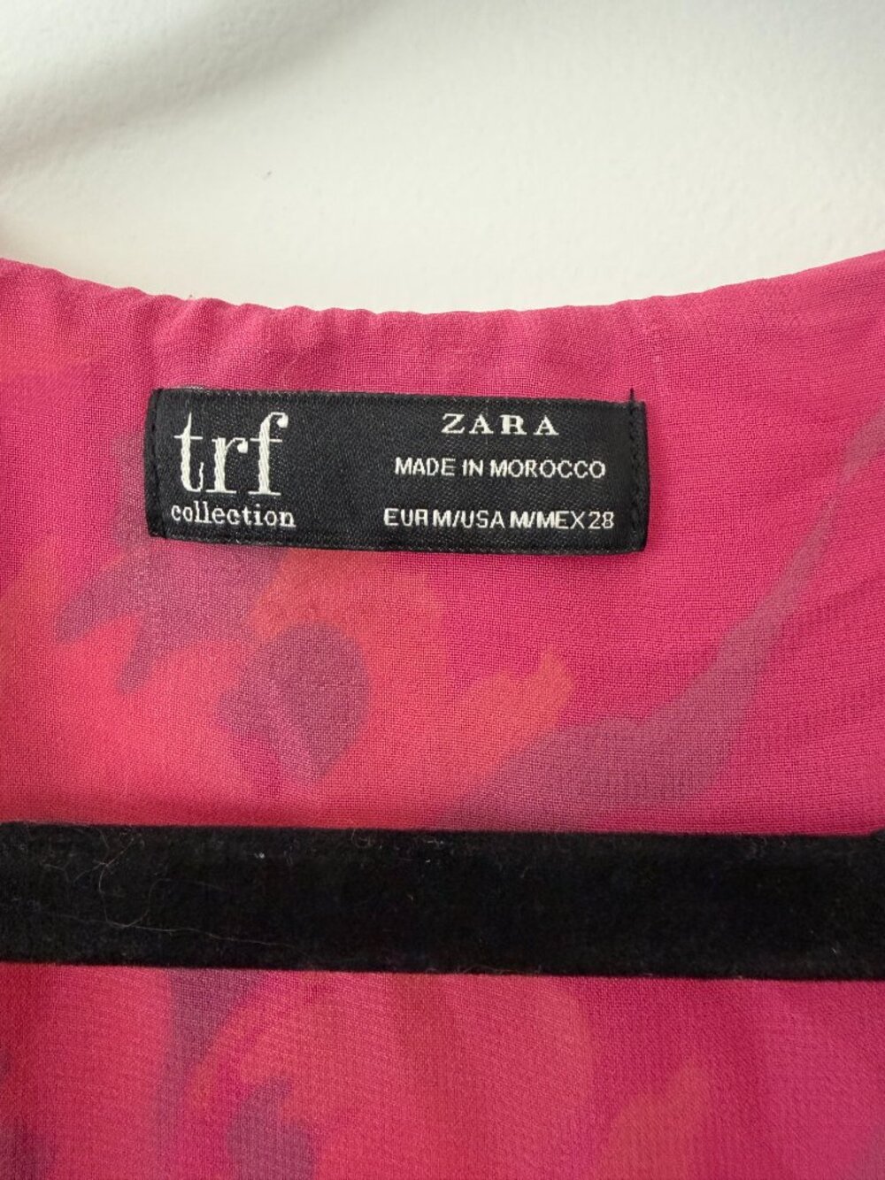 Zara Magenta Floral Side-Tie Romper - Picture 5 of 8